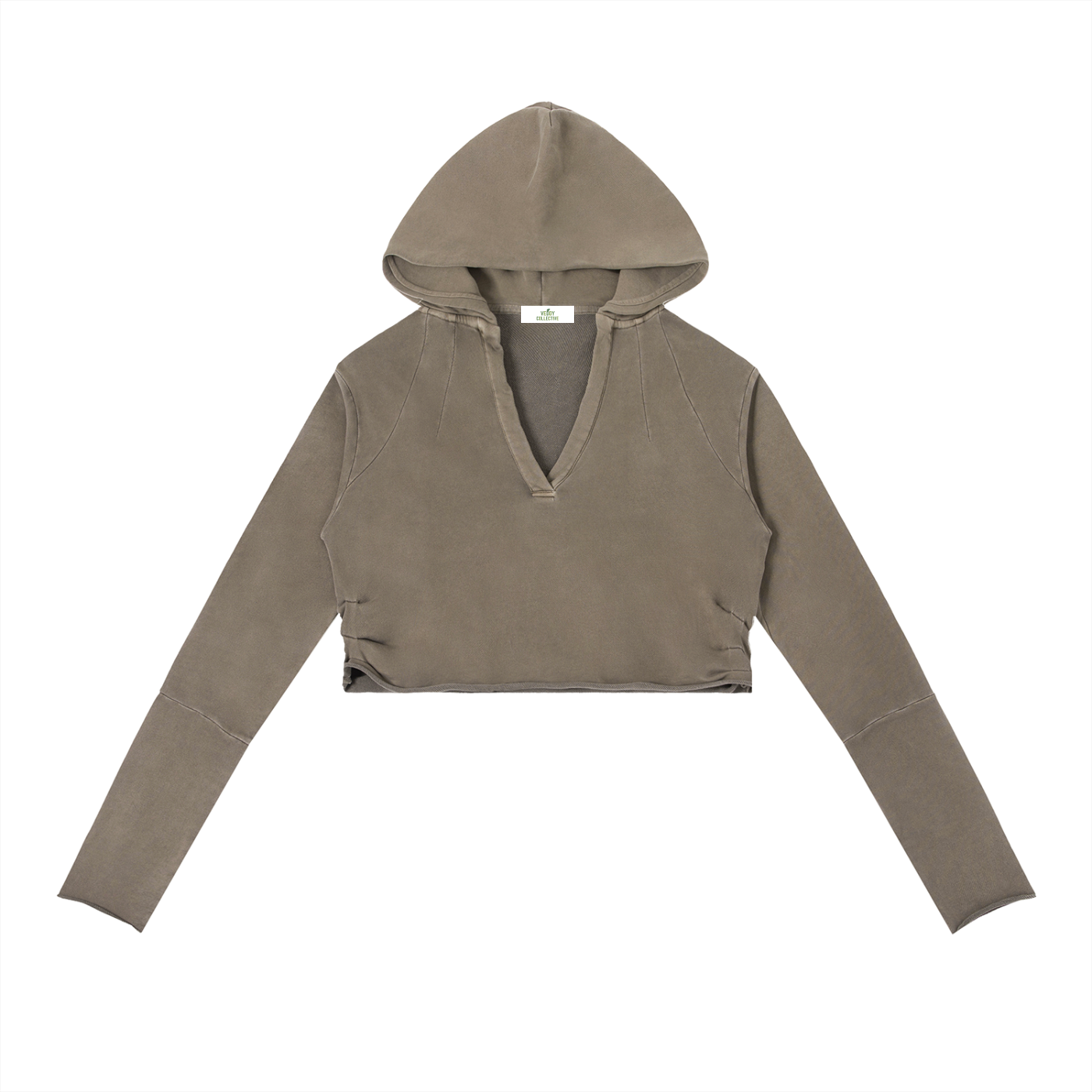 Vedoy,Collective,Raw,Edge,Vintage,Washed,Women,Cotton,Comfy,Comfortable,Hoodie,Hood