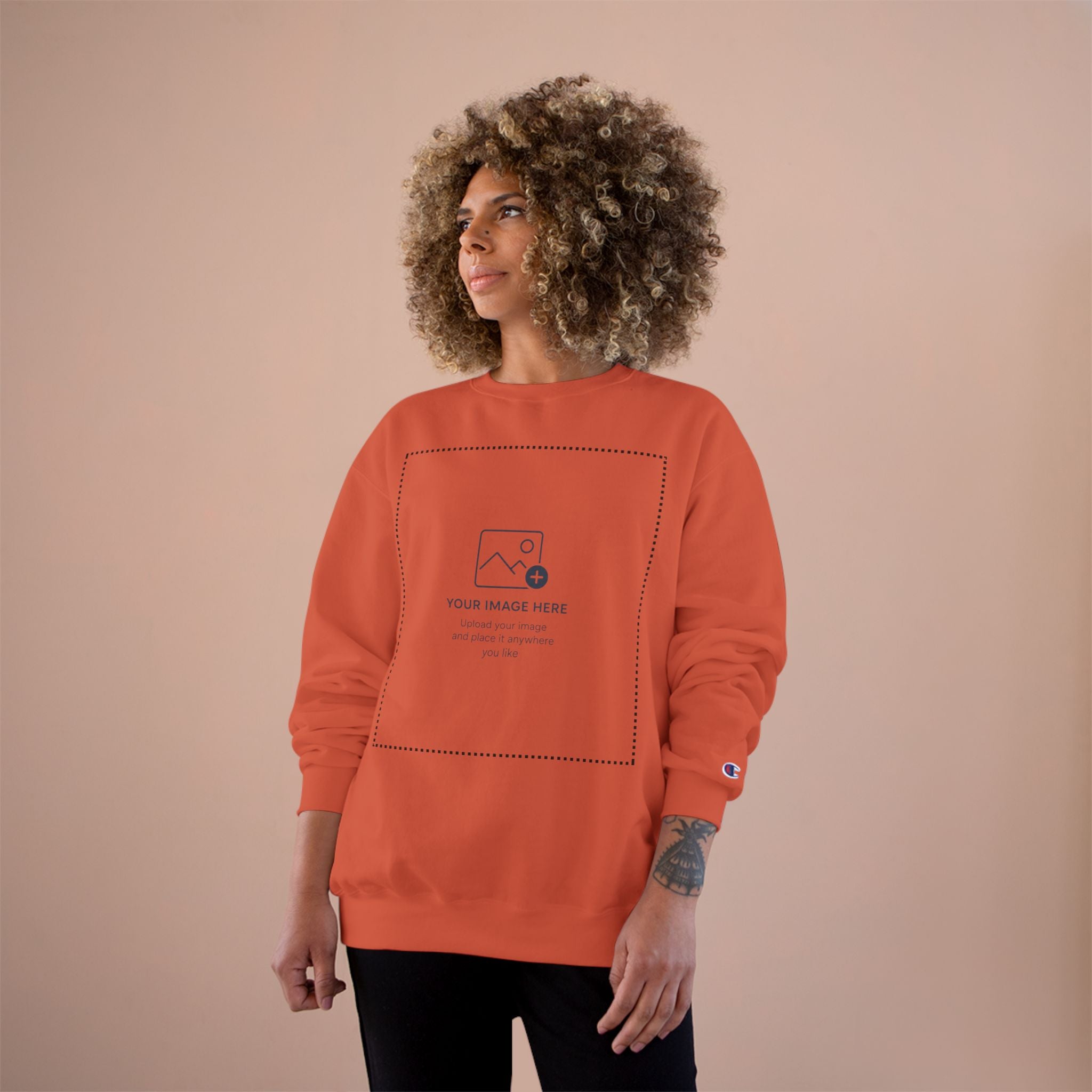 Cl1hampion Sweatshirt — Custom Photo/Print