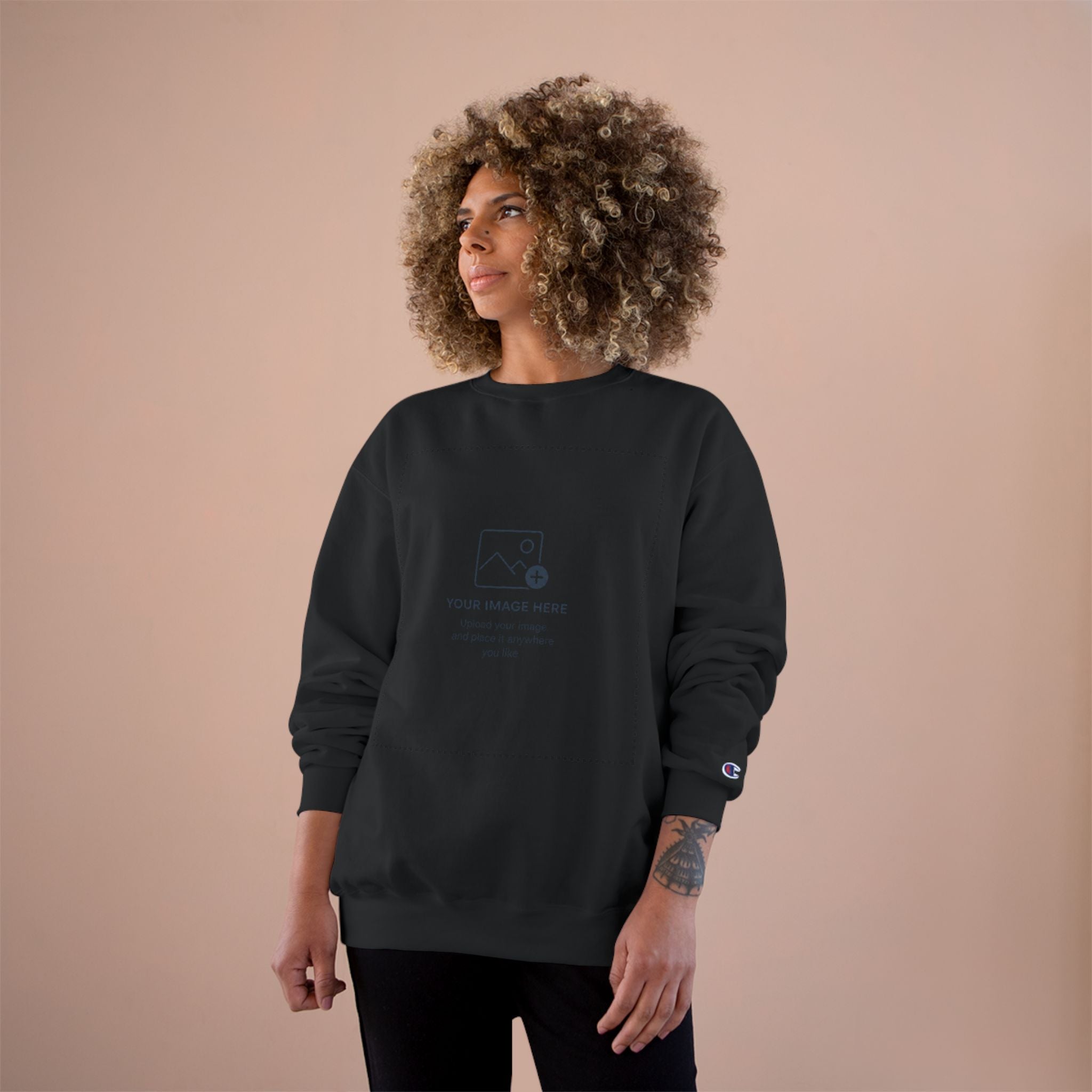Cl1hampion Sweatshirt — Custom Photo/Print