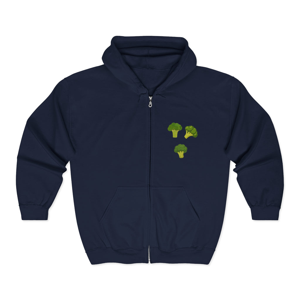 Unisex Heavy Blend™ Full Zip Hooded Sweatshirt - Broccoli Collection