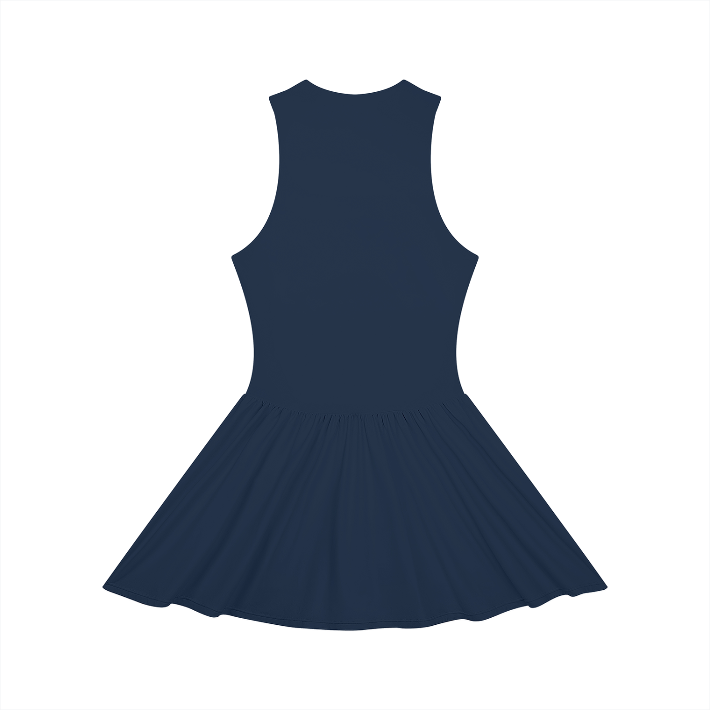 Ruched Sleeveless Full-Zip Dress
