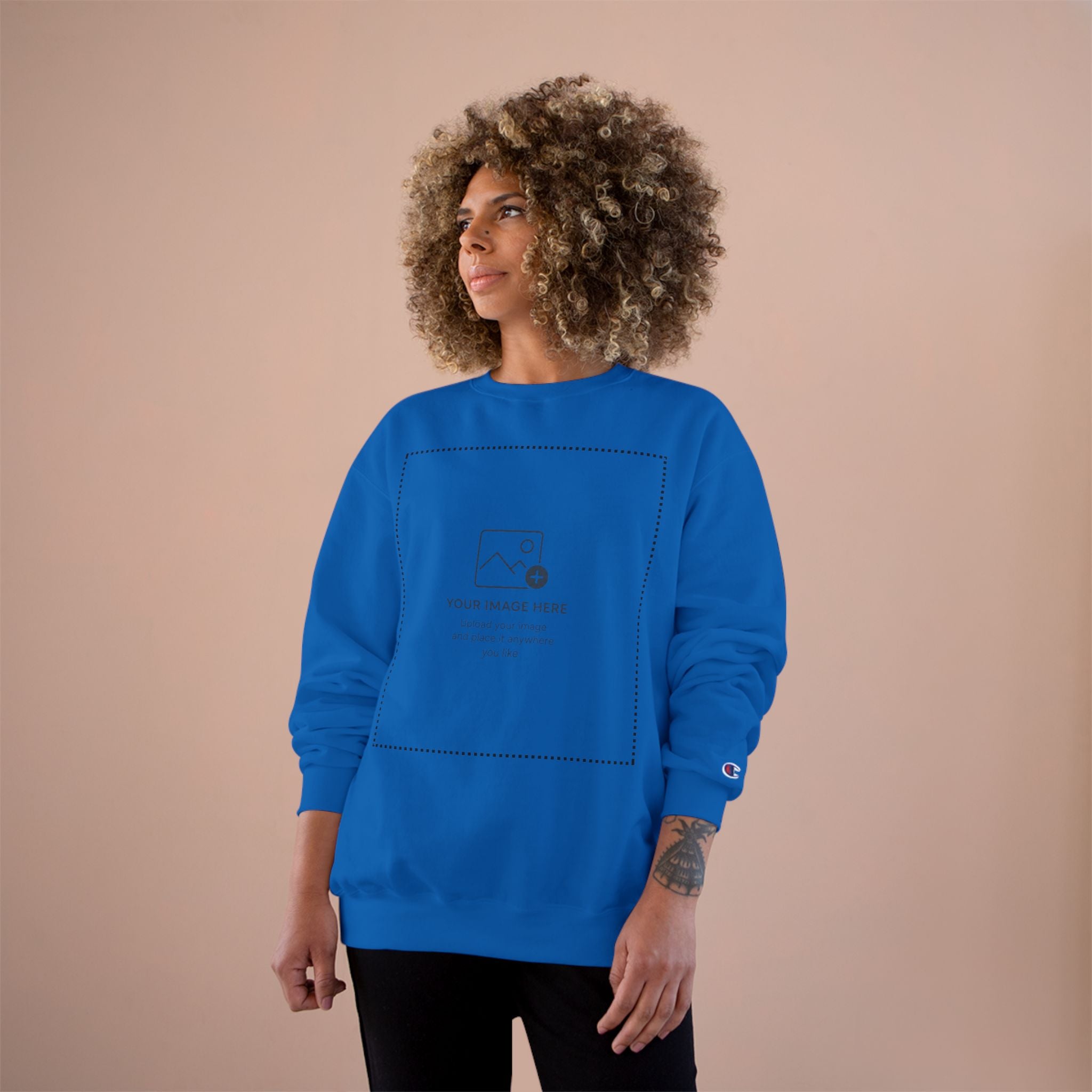 Cl1hampion Sweatshirt — Custom Photo/Print
