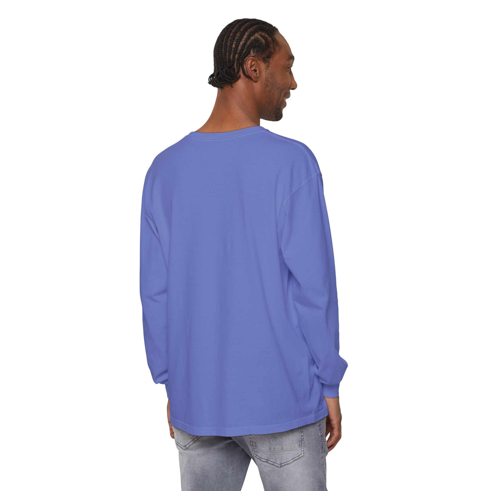 Custom Print - Unisex Garment-dyed Long Sleeve T-Shirt