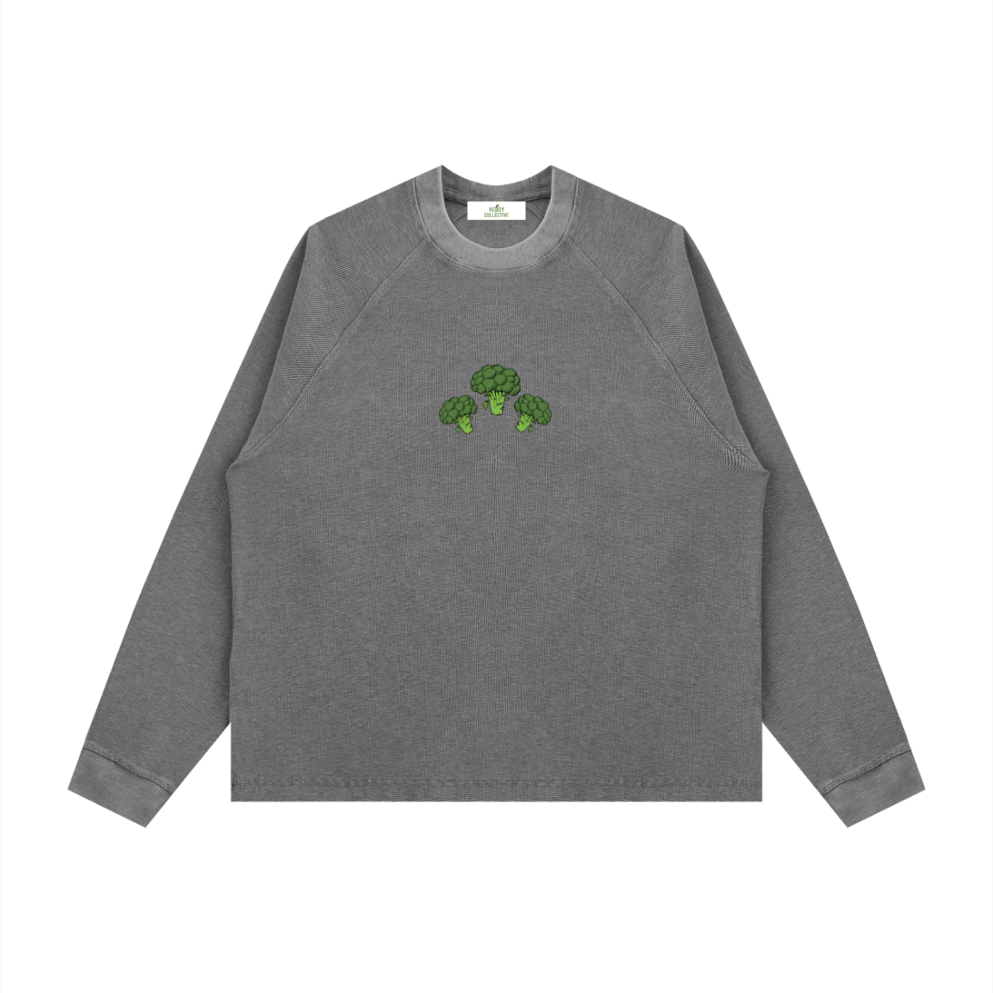 T-shirt,Vintage,Washed,70% cotton,T-skjorte ,Bomull,Broccoli Collection ,Brokkoli,Vegetable print ,Vedoy Collective 
