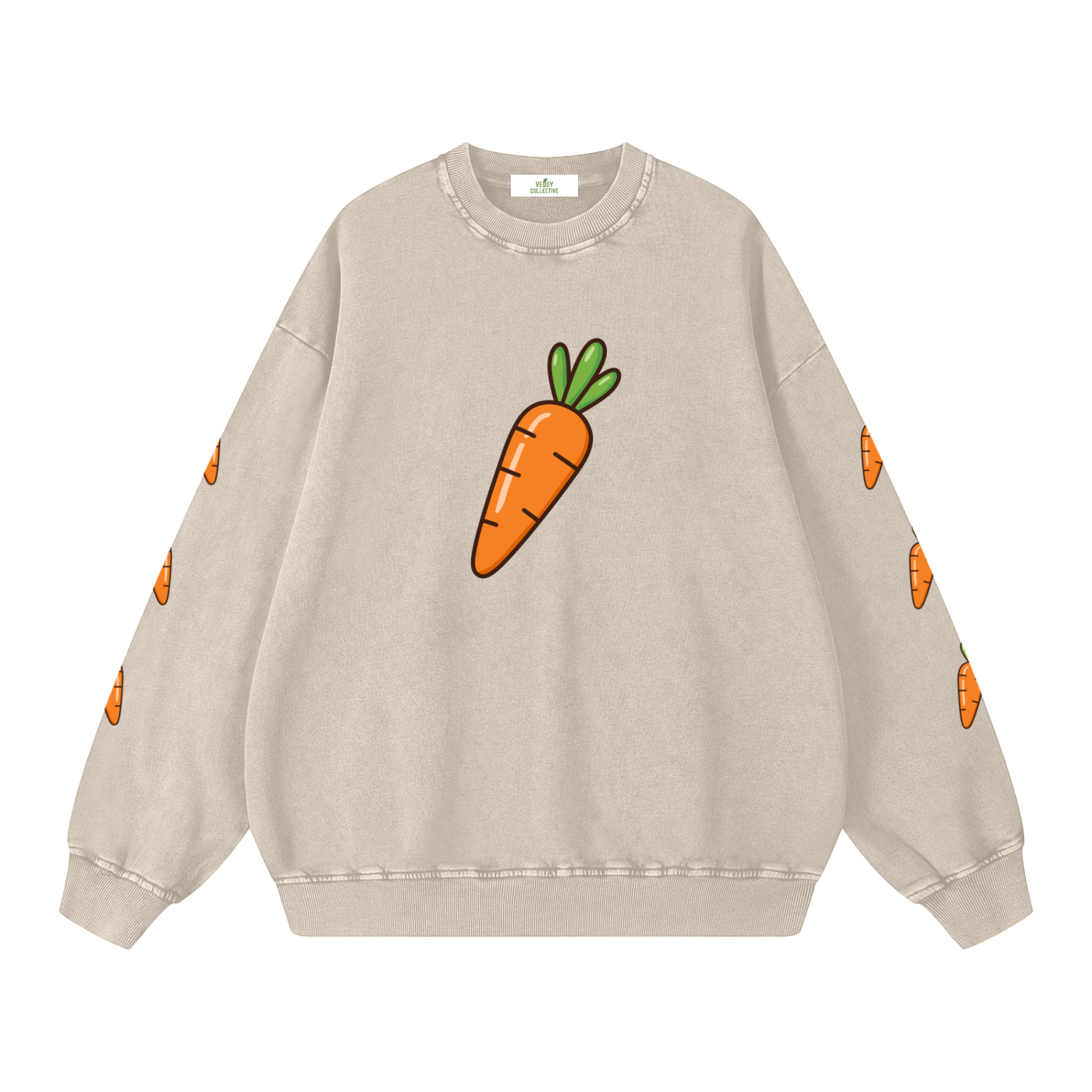 Vedoy Collective ,100% cotton,Sweatshirt ,Sweater,Comfy clothing ,High-quality ,Carrot Collection ,Unisex