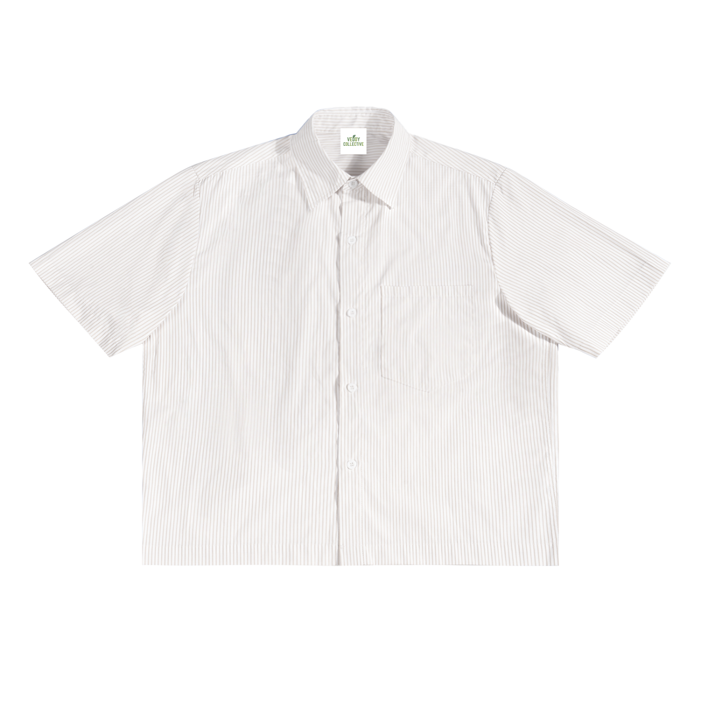 Oversized Vertical Stripe Boxy,Oversized,Vertical,Striped,Boxy,Vedoy Collective,100% polyester,Unisex,Shirt,Skjorte