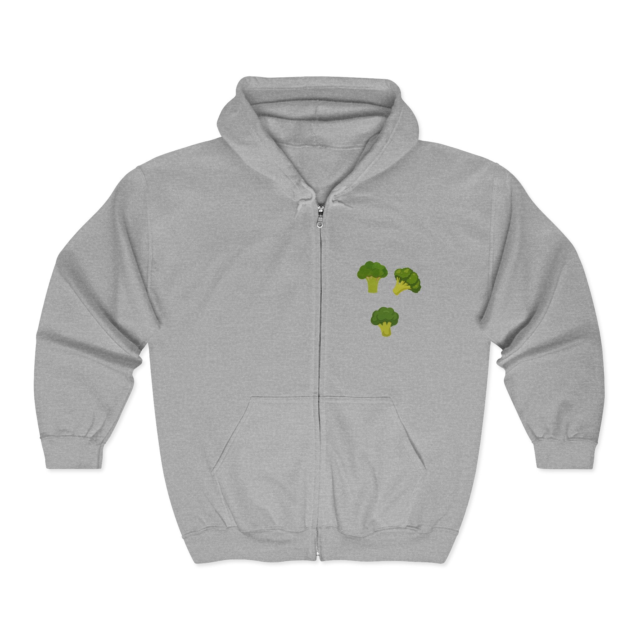 Unisex Heavy Blend™ Full Zip Hooded Sweatshirt - Broccoli Collection