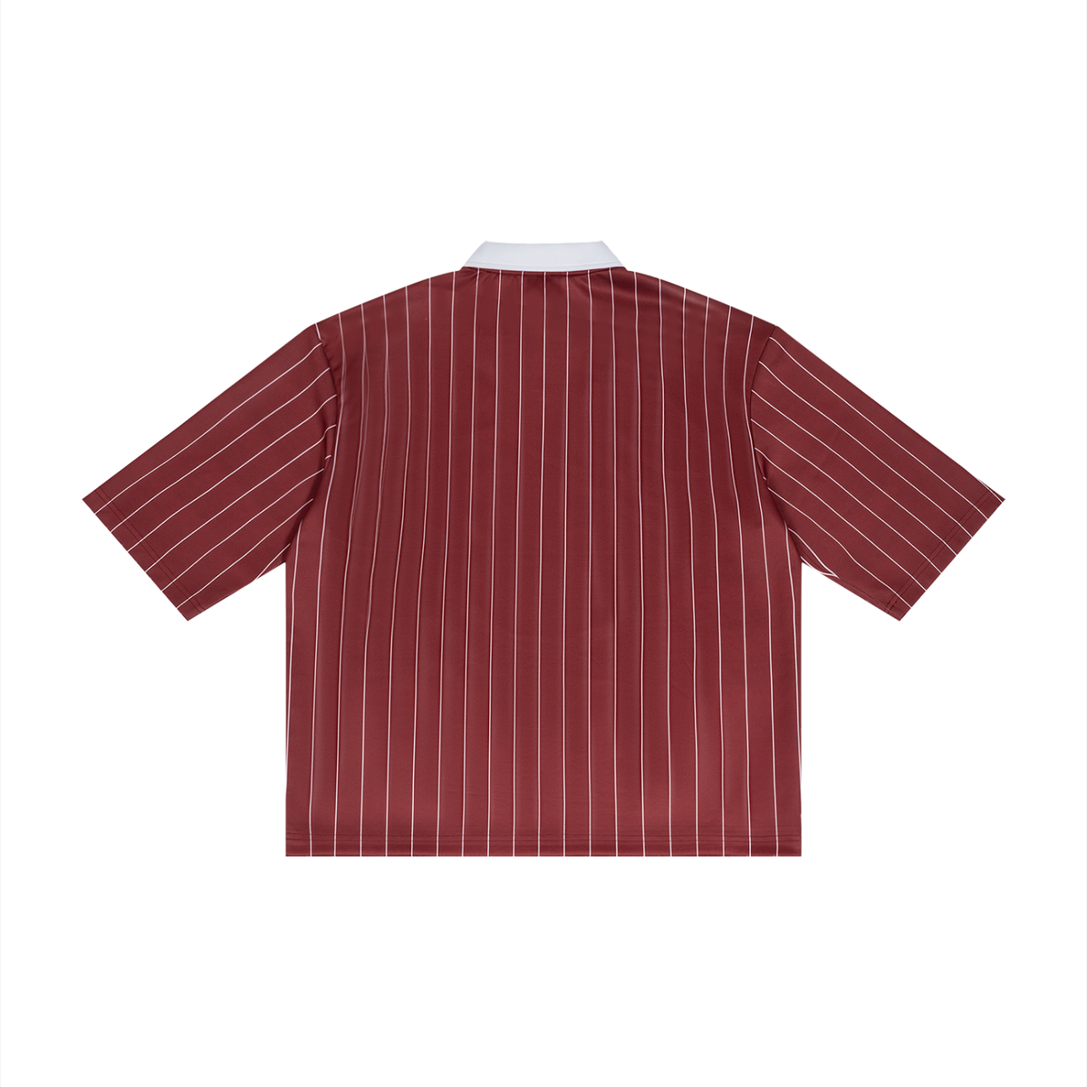 Vedoy,Collective,Striped,Thin,Sport,Gym,Idrett,boxy,collar,collared,unisex,men,women,femake,female,male,summer,sportsy,soccer,stripes,red,white,black,polyester