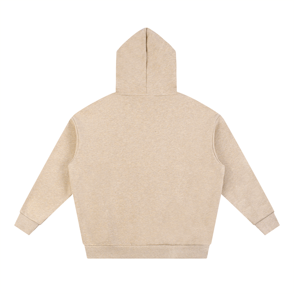 Essential Oversized Fleece Hoodie - Butterfly Flower