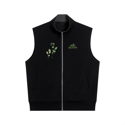 Vest,Jacket,Winter,Leaf Collection ,Heavyweight vest,Zip-up ,Cotton,Quality,Jacket ,Jakke