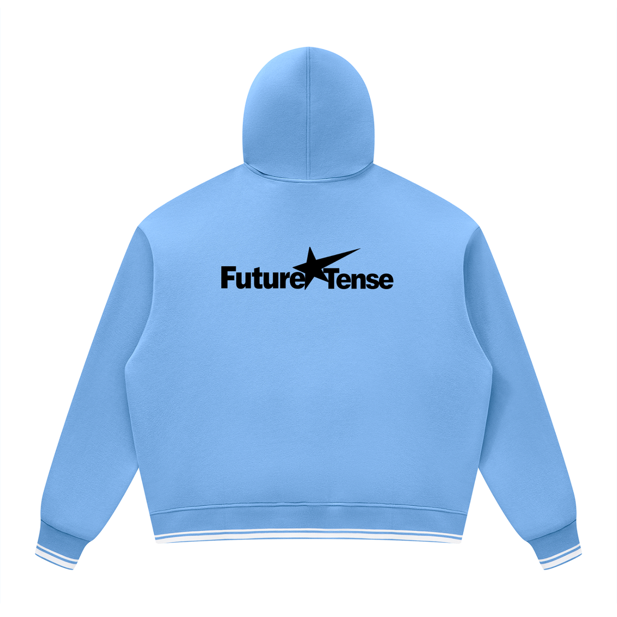 Unisex Oversized Color Block Fleece Hoodie