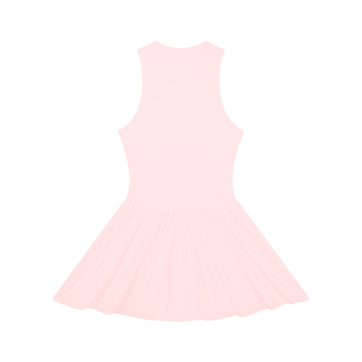 Ruched Sleeveless Full-Zip Dress