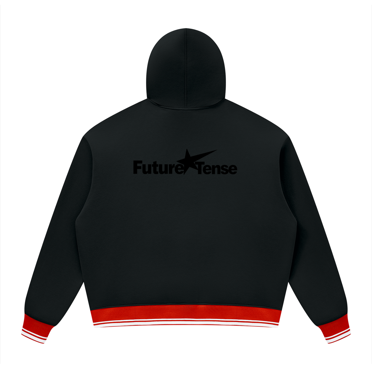 Unisex Oversized Color Block Fleece Hoodie