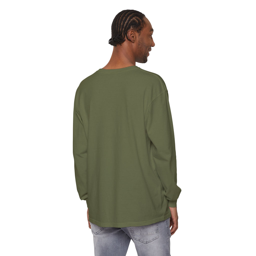 Custom Print - Unisex Garment-dyed Long Sleeve T-Shirt