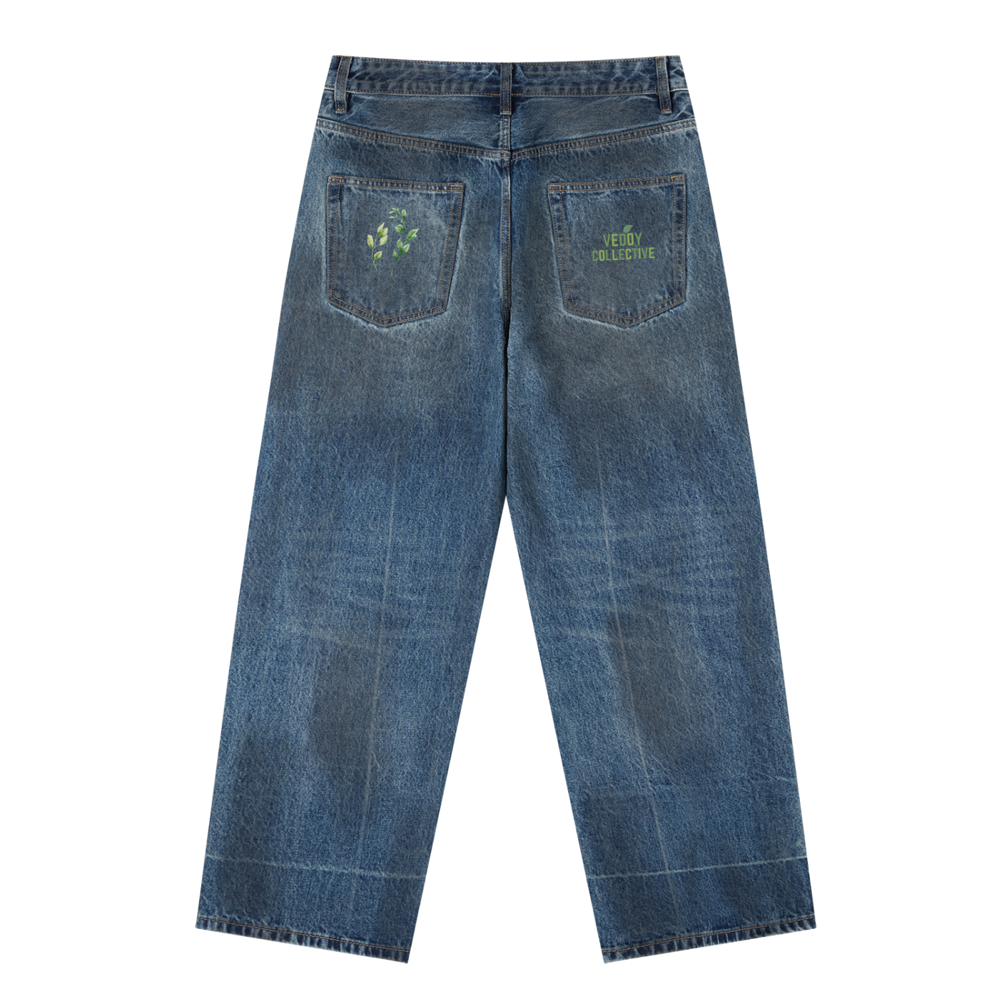 Denim jeans,Blue pants,Leaf Collection ,Pants,Bukser,Blå olabukser,Vedoy Collective ,Springoutfits,Vintage,Cotton