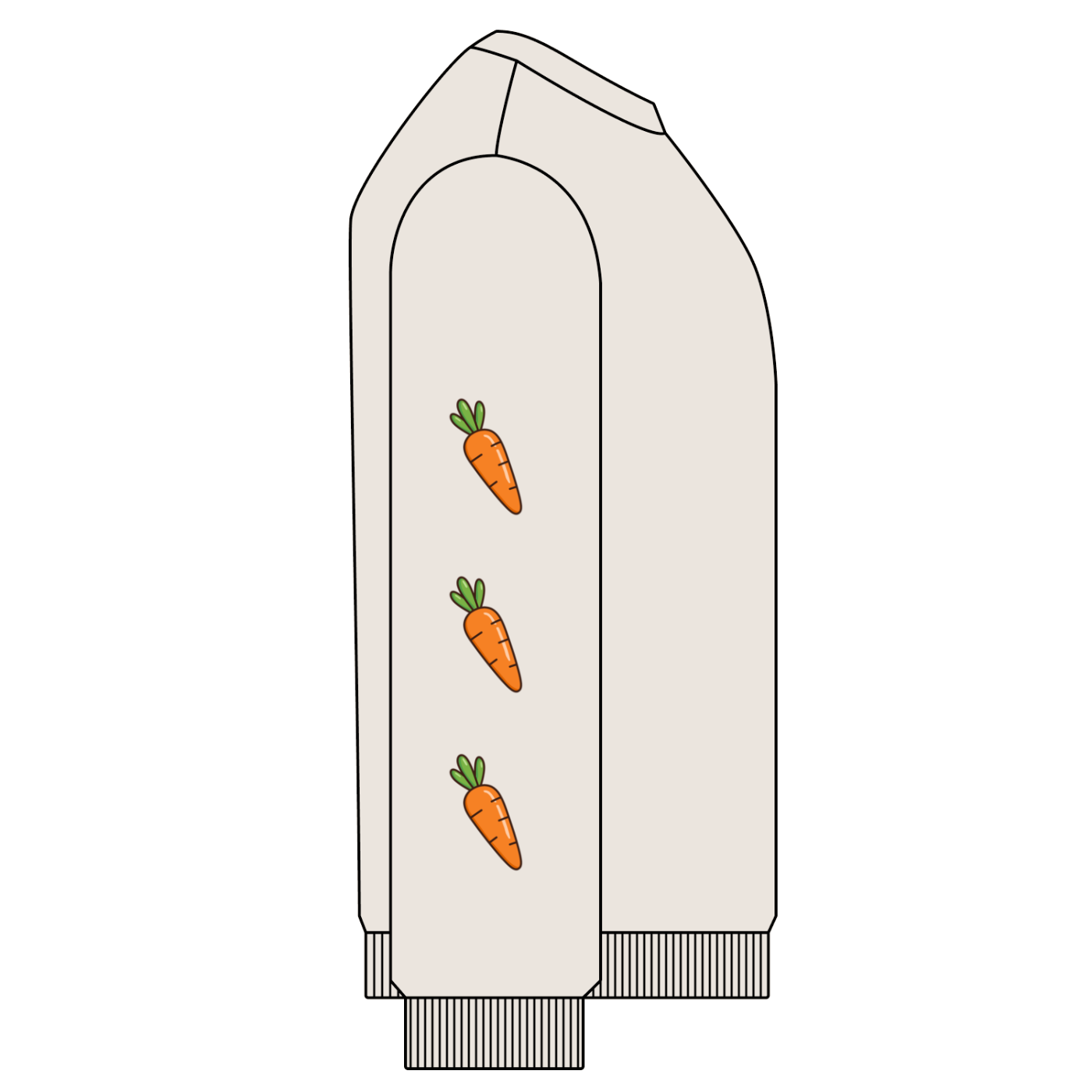 Vedoy Collective ,100% cotton,Sweatshirt ,Sweater,Comfy clothing ,High-quality ,Carrot Collection ,Unisex