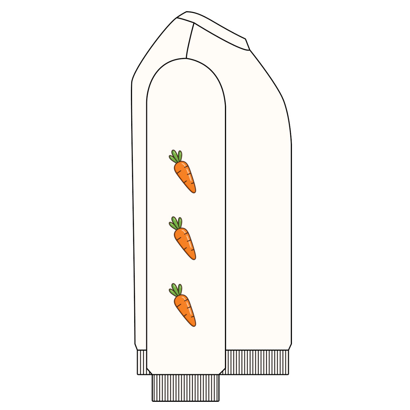 Vedoy Collective ,100% cotton,Sweatshirt ,Sweater,Comfy clothing ,High-quality ,Carrot Collection ,Unisex