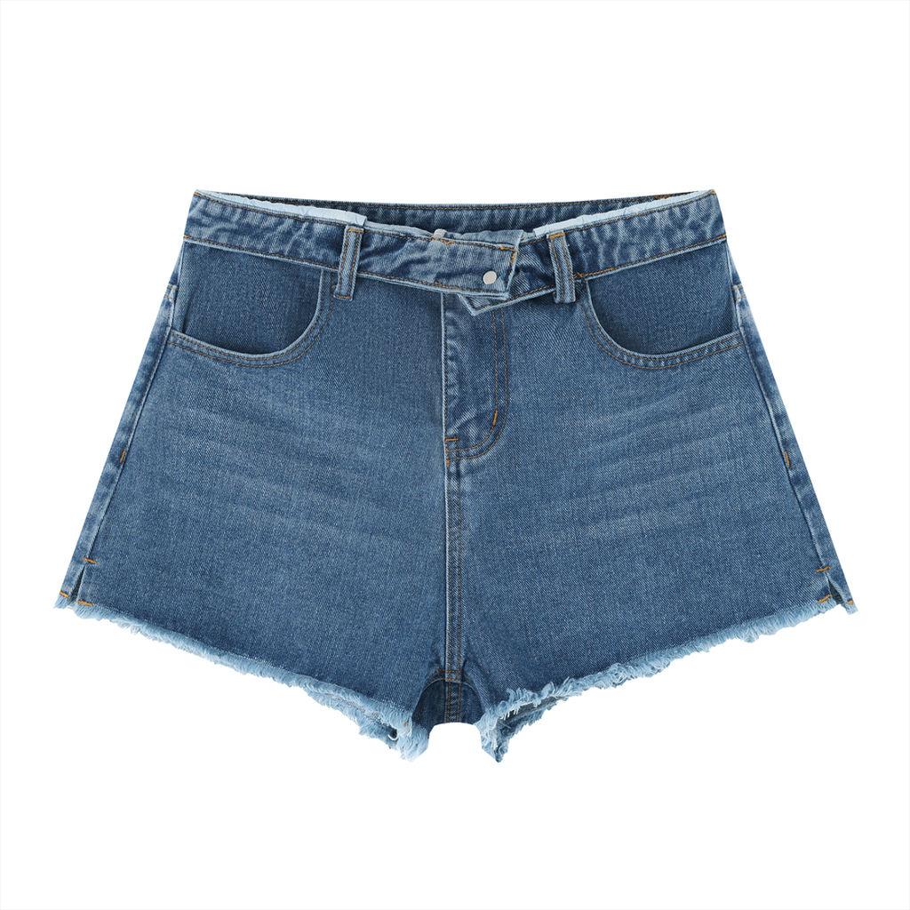 Vedoy,Collective,Collection,Co,Cotton,Women,Shorts,Summer,Denim,Black,Blue