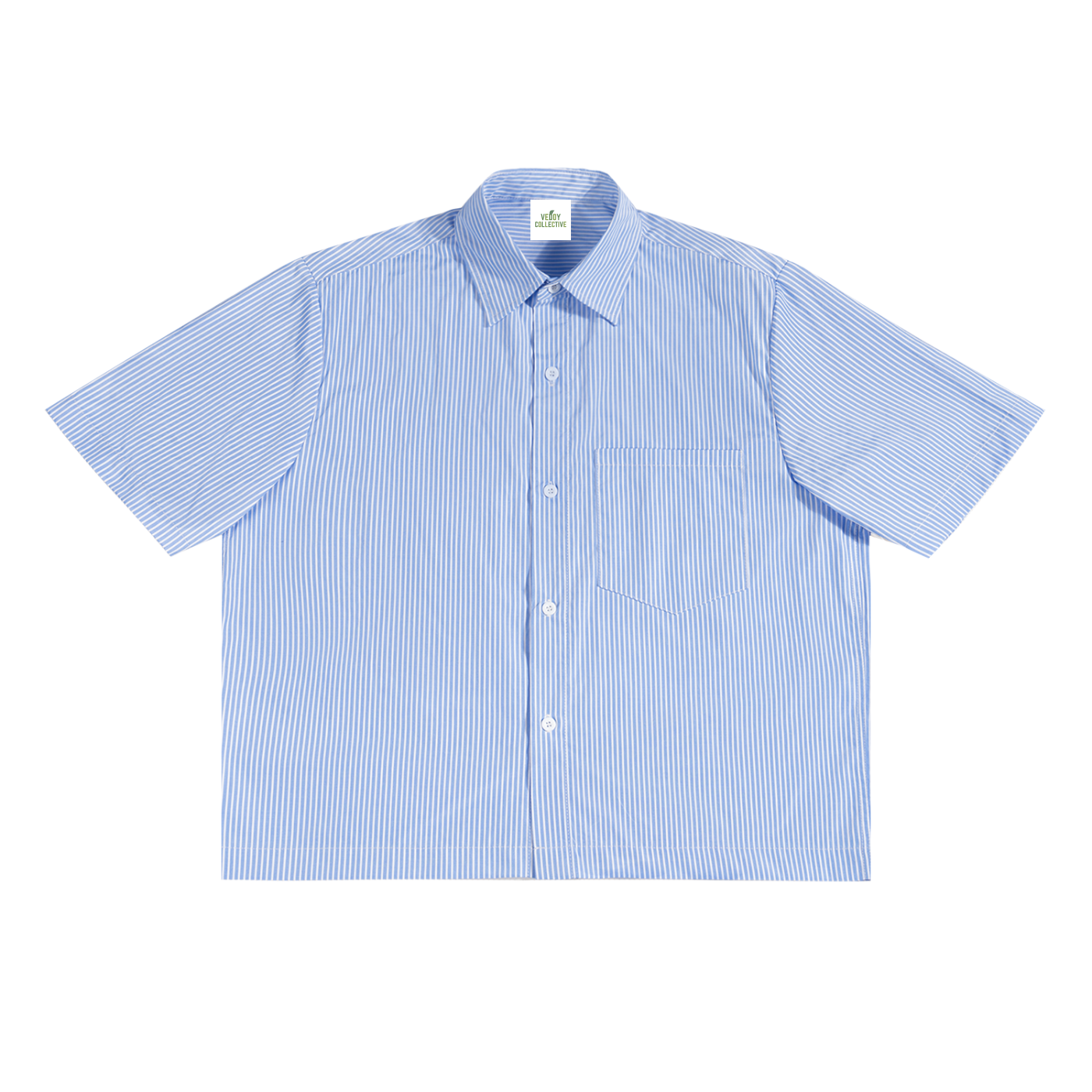 Oversized Vertical Stripe Boxy,Oversized,Vertical,Striped,Boxy,Vedoy Collective,100% polyester,Unisex,Shirt,Skjorte