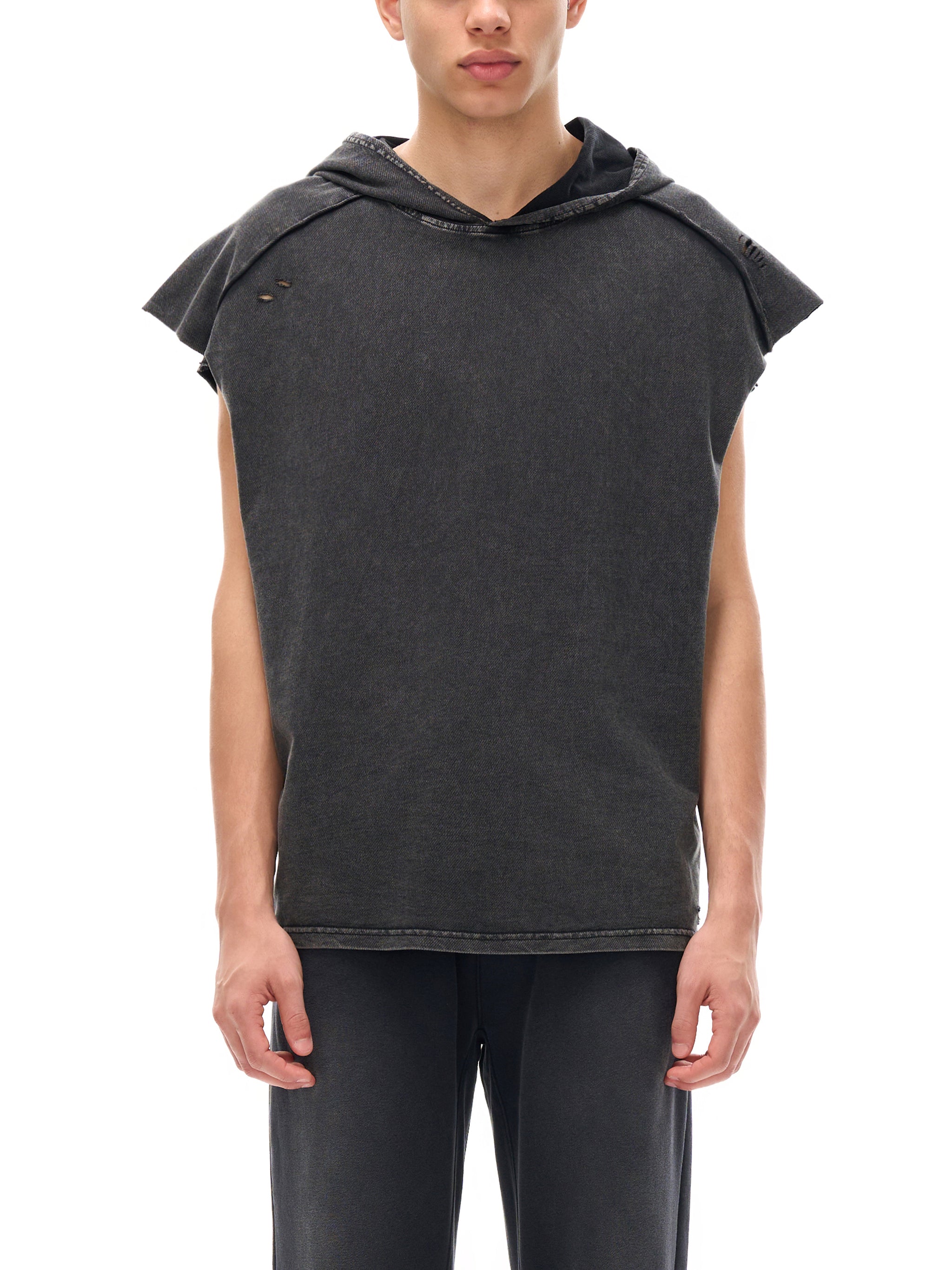 Vedoy Collective,100% Cotton,Tank Top,Snow Washed,Boxy,Hooded,Pure Cotton,Comfort,High-Quality,Unisex