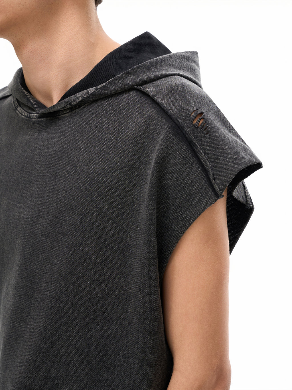 Vedoy Collective,100% Cotton,Tank Top,Snow Washed,Boxy,Hooded,Pure Cotton,Comfort,High-Quality,Unisex