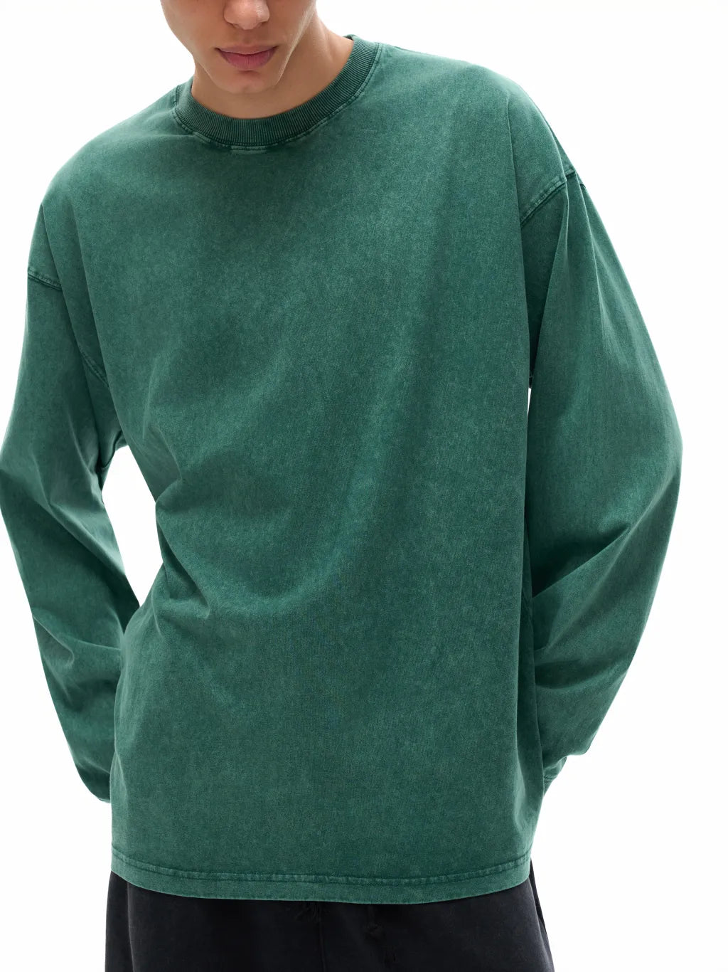 Acid Wash Oversized Sweater